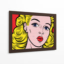 Rubia pop art | Cuadro decorativo de Canvas Lab