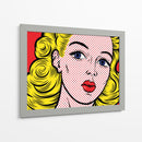 Rubia pop art | Cuadro decorativo de Canvas Lab