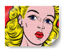 Rubia pop art | Cuadro decorativo de Canvas Lab