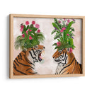 Tigres De La Casa Caliente, Par, Verde Rosa - Fab Funky | Cuadro decorativo de Canvas Lab