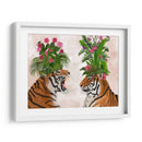 Tigres De La Casa Caliente, Par, Verde Rosa - Fab Funky | Cuadro decorativo de Canvas Lab