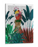 Leopardo Con Tocado - Fab Funky | Cuadro decorativo de Canvas Lab