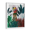 Leopardo Con Tocado - Fab Funky | Cuadro decorativo de Canvas Lab