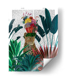 Leopardo Con Tocado - Fab Funky | Cuadro decorativo de Canvas Lab