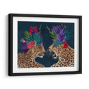 Leopardos De La Casa Caliente, Par, Oscuro - Fab Funky | Cuadro decorativo de Canvas Lab