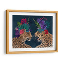 Leopardos De La Casa Caliente, Par, Oscuro - Fab Funky | Cuadro decorativo de Canvas Lab