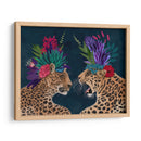 Leopardos De La Casa Caliente, Par, Oscuro - Fab Funky | Cuadro decorativo de Canvas Lab