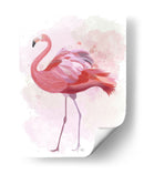 Fluffy Flamingo 1 - Fab Funky | Cuadro decorativo de Canvas Lab