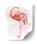 Fluffy Flamingo 3 - Fab Funky | Cuadro decorativo de Canvas Lab