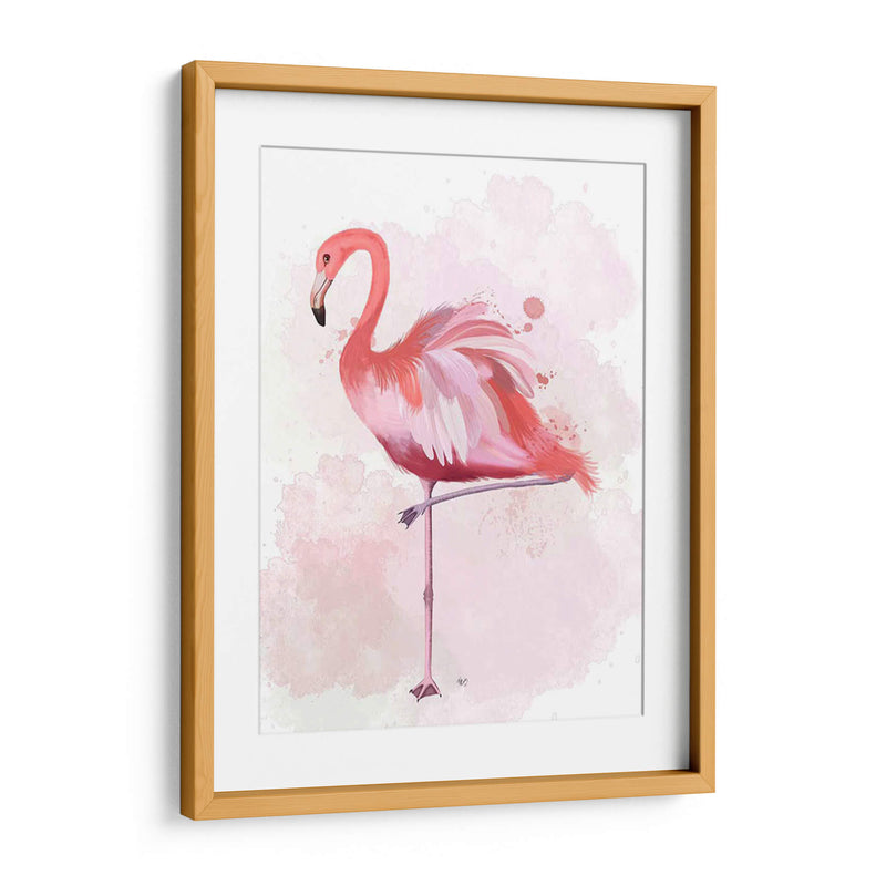 Fluffy Flamingo 4 - Fab Funky | Cuadro decorativo de Canvas Lab