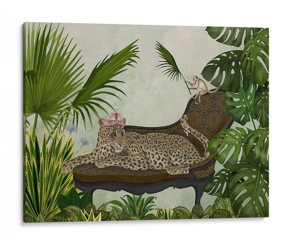 Chaise Longue Leopard - Fab Funky | Cuadro decorativo de Canvas Lab