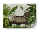 Chaise Longue Leopard - Fab Funky | Cuadro decorativo de Canvas Lab