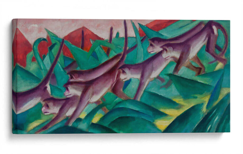 Friso de monos - Franz Marc | Cuadro decorativo de Canvas Lab
