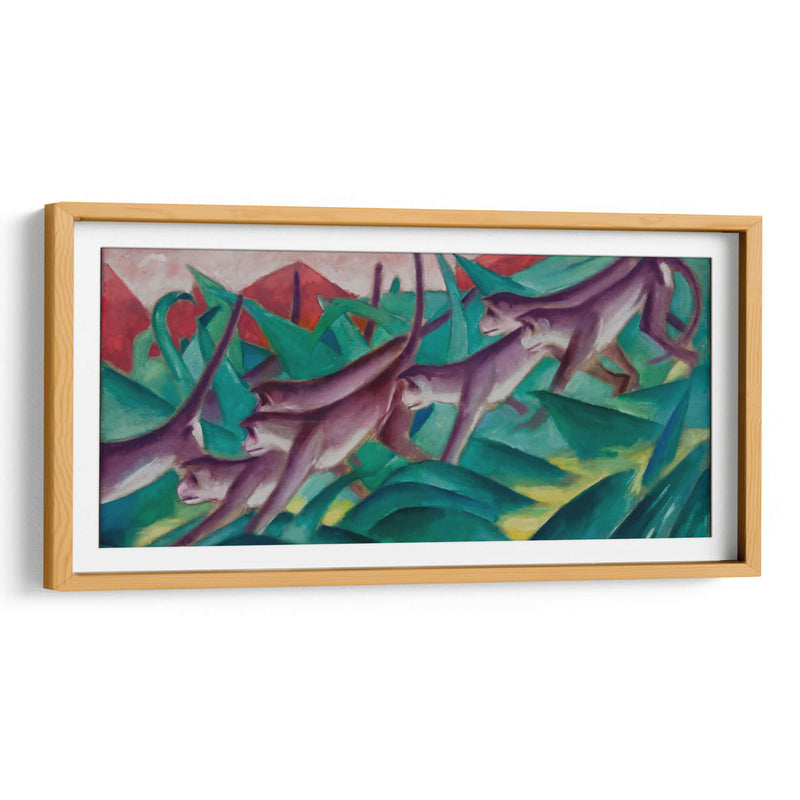 Friso de monos - Franz Marc | Cuadro decorativo de Canvas Lab