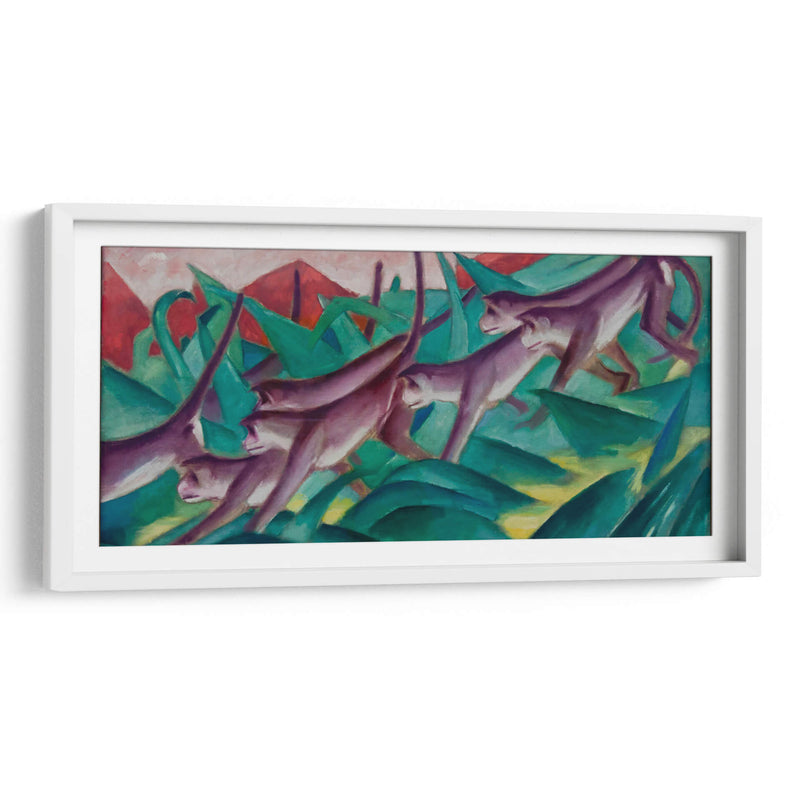 Friso de monos - Franz Marc | Cuadro decorativo de Canvas Lab