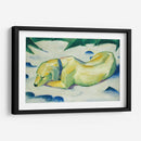 Perro acostado en la nieve - Franz Marc | Cuadro decorativo de Canvas Lab
