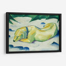 Perro acostado en la nieve - Franz Marc | Cuadro decorativo de Canvas Lab