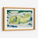 Perro acostado en la nieve - Franz Marc | Cuadro decorativo de Canvas Lab