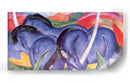 Grandes caballos azules - Franz Marc | Cuadro decorativo de Canvas Lab