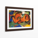 Toro rojo - Franz Marc | Cuadro decorativo de Canvas Lab
