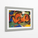 Toro rojo - Franz Marc | Cuadro decorativo de Canvas Lab