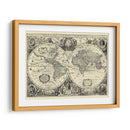 Mapa Del Mundo De La Vendimia | Cuadro decorativo de Canvas Lab