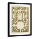 Pequeño Jardín Laberinto I - J.F. Blondel | Cuadro decorativo de Canvas Lab