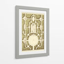 Pequeño Jardín Laberinto I - J.F. Blondel | Cuadro decorativo de Canvas Lab