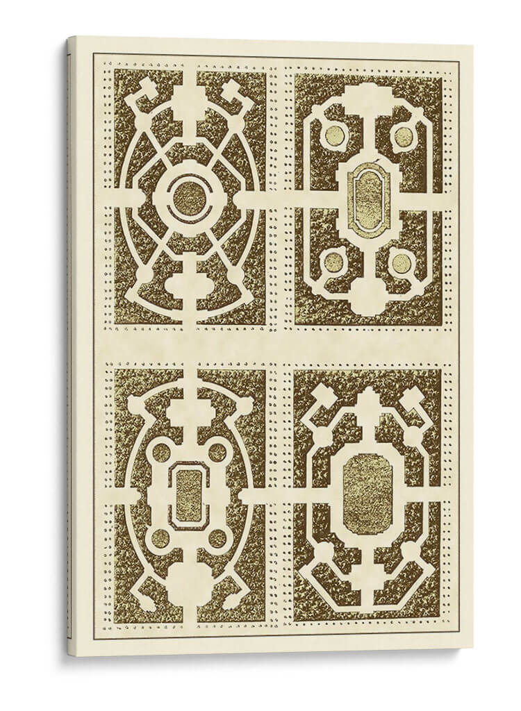 Pequeño Jardín Laberinto Ii - J.F. Blondel | Cuadro decorativo de Canvas Lab