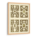 Pequeño Jardín Laberinto Ii - J.F. Blondel | Cuadro decorativo de Canvas Lab