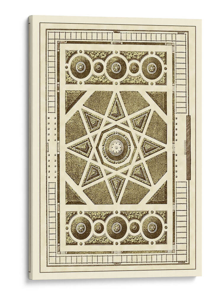 Pequeño Jardín Laberinto Vi - J.F. Blondel | Cuadro decorativo de Canvas Lab