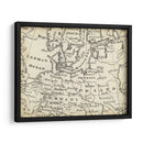 Mapa De Europa Grid V - T. Jeffreys | Cuadro decorativo de Canvas Lab