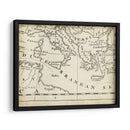 Mapa De Europa Grid Viii - T. Jeffreys | Cuadro decorativo de Canvas Lab