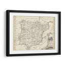 Mapa De España - T. Jeffreys | Cuadro decorativo de Canvas Lab