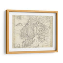 Mapa De Suecia Y Dinamarca - T. Jeffreys | Cuadro decorativo de Canvas Lab