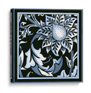 Motivo Floral Azul Y Blanco Ii - Vision Studio | Cuadro decorativo de Canvas Lab