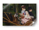 Una mujer y una niña conduciendo - Mary Cassatt | Cuadro decorativo de Canvas Lab