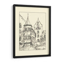 Bocetos De Banda Del Centro De La Ciudad Ii - Ethan Harper | Cuadro decorativo de Canvas Lab