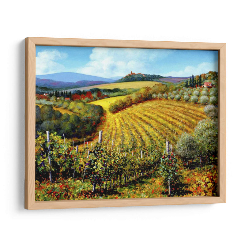 Chianti Vineyards - Michael Swanson | Cuadro decorativo de Canvas Lab