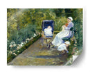 Niños en un jardín (La Enfermera) - Mary Cassatt | Cuadro decorativo de Canvas Lab