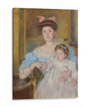La condesa Morel d'Arleux y su hijo - Mary Cassatt | Cuadro decorativo de Canvas Lab