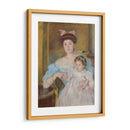 La condesa Morel d'Arleux y su hijo - Mary Cassatt | Cuadro decorativo de Canvas Lab