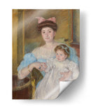 La condesa Morel d'Arleux y su hijo - Mary Cassatt | Cuadro decorativo de Canvas Lab