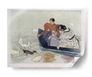 Alimentando a los patos - Mary Cassatt | Cuadro decorativo de Canvas Lab