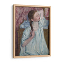 Chica arreglando su cabello - Mary Cassatt | Cuadro decorativo de Canvas Lab