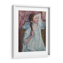 Chica arreglando su cabello - Mary Cassatt | Cuadro decorativo de Canvas Lab