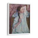 Chica arreglando su cabello - Mary Cassatt | Cuadro decorativo de Canvas Lab