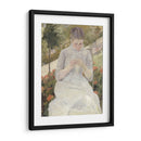 Jovencita en el jardín - Mary Cassatt | Cuadro decorativo de Canvas Lab