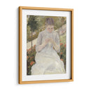 Jovencita en el jardín - Mary Cassatt | Cuadro decorativo de Canvas Lab