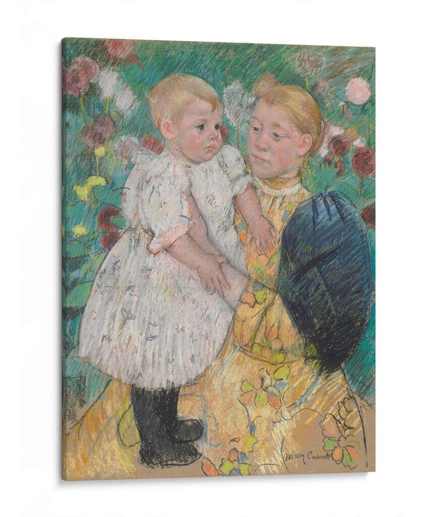 En el jardín - Mary Cassatt | Cuadro decorativo de Canvas Lab